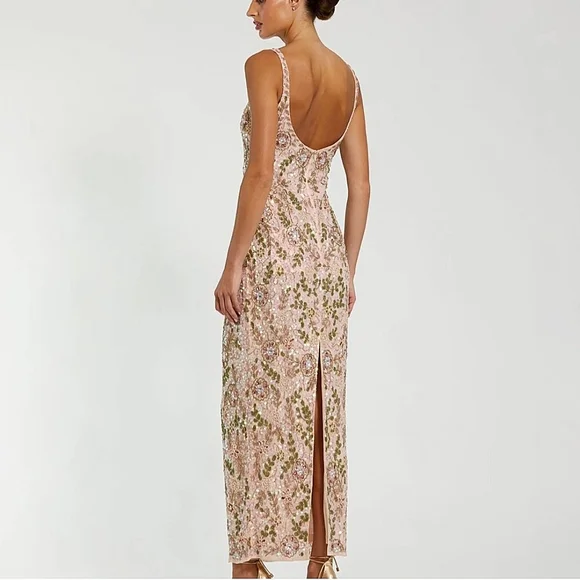 Mac Duggal Floral Embellished Maxi Dress - Picture 3 of 9